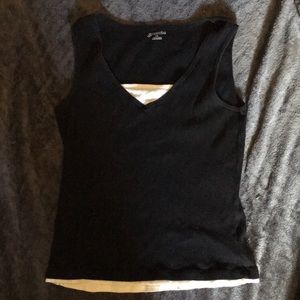 St. John’s Bay Black and White Tank Top